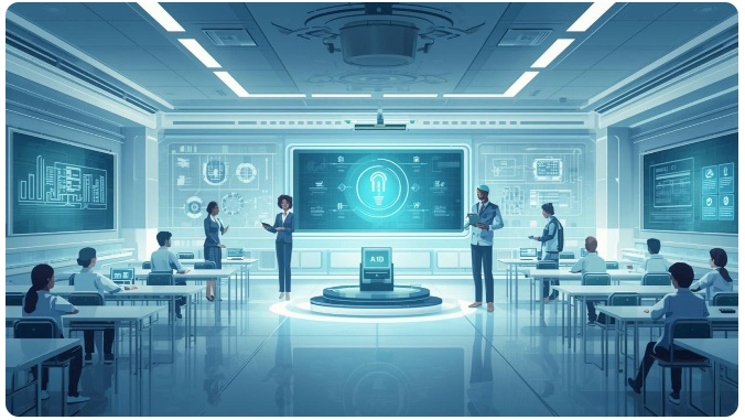 AI Governance in Education, created by SLC Global & Canva